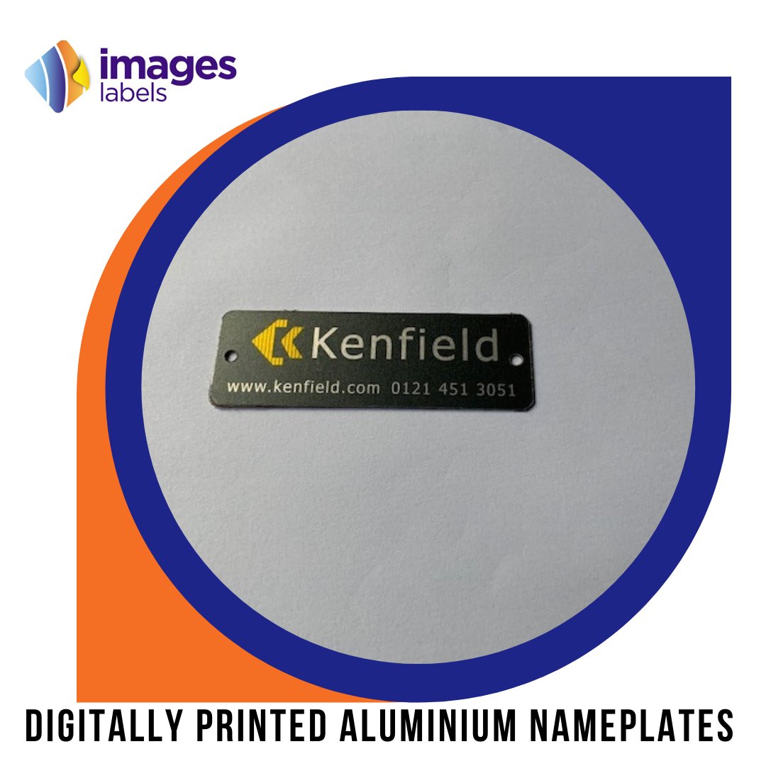 ImagesLabels's tweet image. These aluminium nameplates can be digitally printed which allows us to replicate photographic images and infinite colour combinations into the surface of the label. 
Please contact us if you require further information or help designing this label for your requirement.