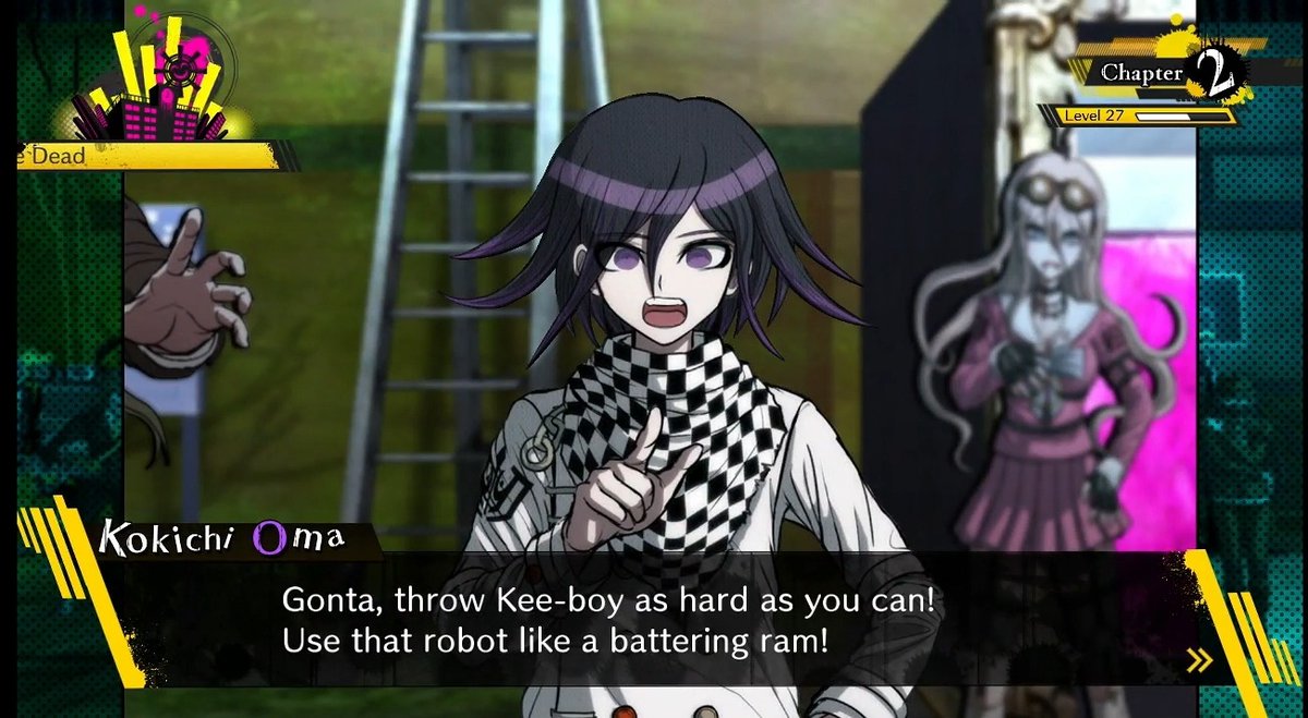 Spookyronpa Out of Context on Twitter: "I feel Kokichi would unironically  say to "Yeet" Keebo"