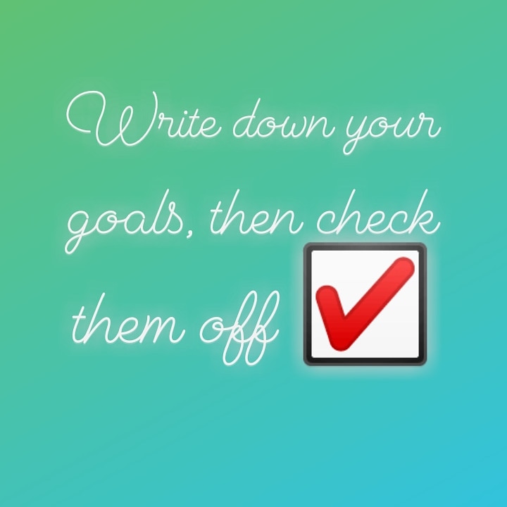 GoddessLuxeTX's tweet photo. Write your goals down on paper, to-do list app, or whatever works for you. Get them down, IDC how good your memory is, nobody's perfect. There's no better feeling than checking off accomplishments‼️#MaryKay #MyMKLife #Goals #GoalDigger #PinkBoss #Entrepreneur #EntrepreneurLife https://t.co/YkltNIP8KG