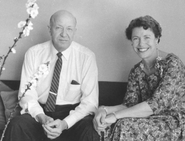 Troy C. Daniels (left) and Elizabeth Daniels (1959)