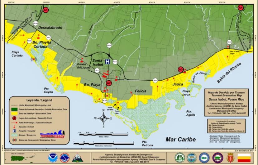 MClaudioRodrig's tweet photo. ATENCIÓN: Adjunto los Mapas de Desalojo sobre los Municipios de #SantaIsabel, #Salinas y #JuanaDíaz. #todosseguros #Distrito27 https://t.co/eiSp6Mm4mf