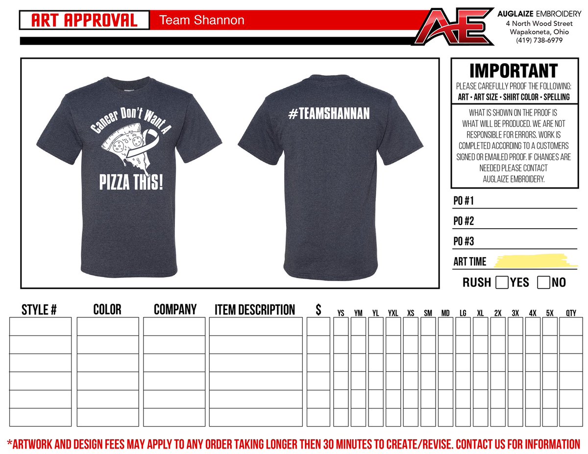 PeacheyDrew's tweet photo. As some of you may know, my Aunt Shannan has a big battle ahead of her - so we had shirts made to help support her in her fight! DM me for details if you’re interested, she needs as many people on her side as she can get! #TeamShannan https://t.co/5TU6TmUjI4