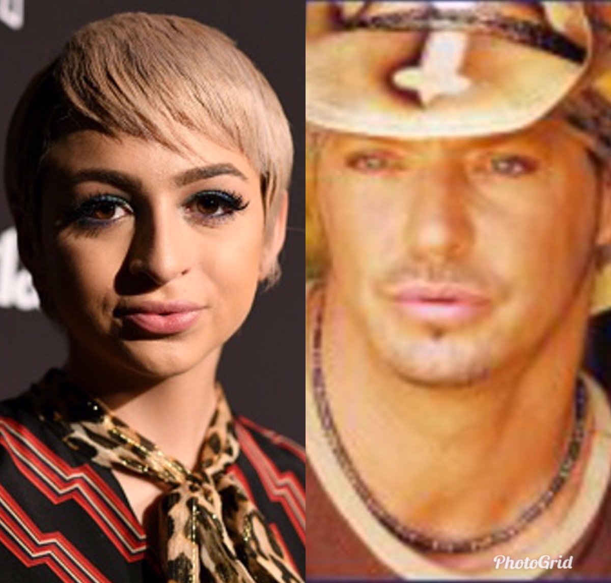 FalconSays's tweet image. I have zero problem with this, except for the CRINGE duckface. 
Is she also transitioning into Bret Michaels?
Can we please leave the fake pouts in last decade?!
#duckface #yuckface