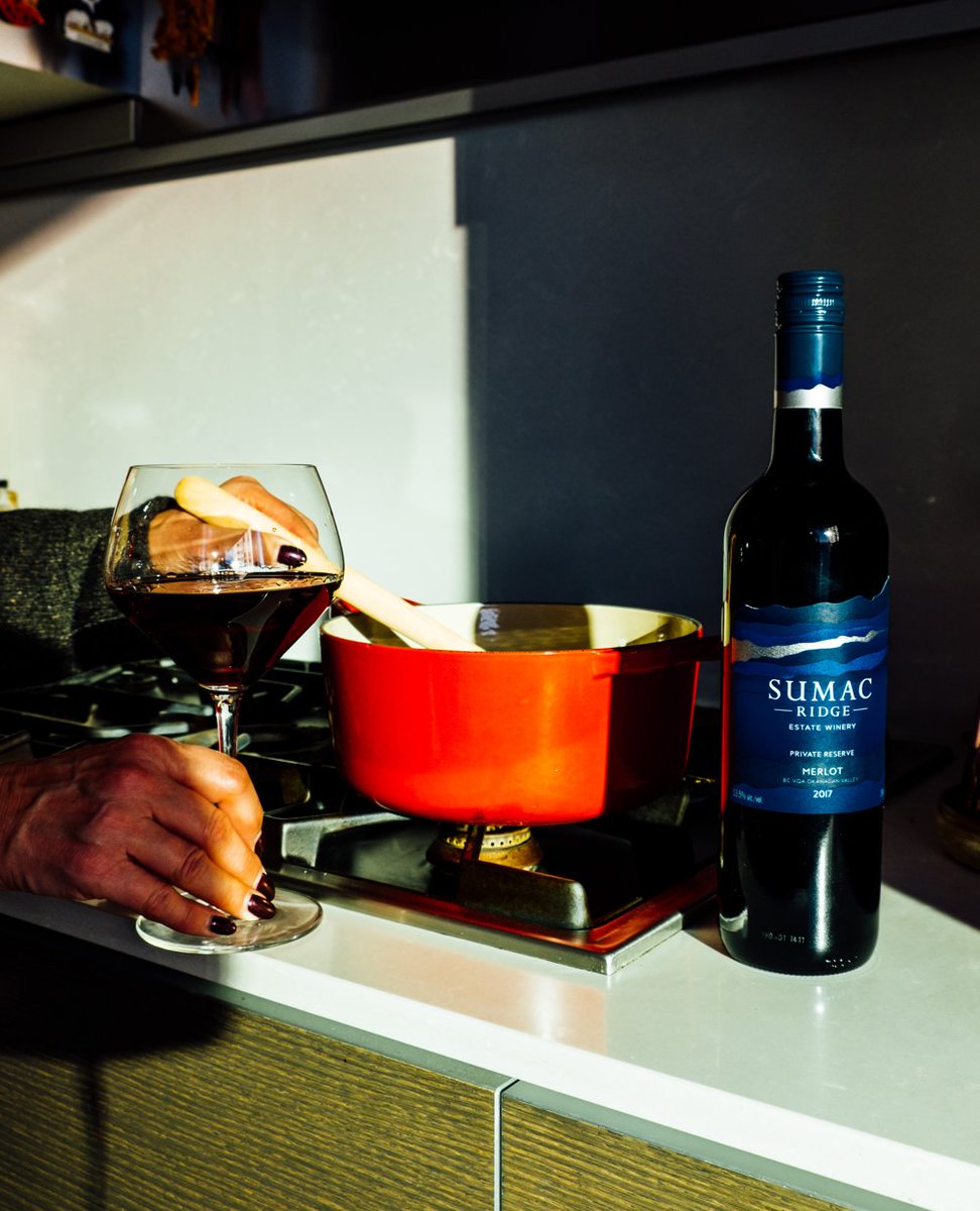 The festivities are over - time to settle in and take it easy, with a glass of Sumac Ridge in-hand.