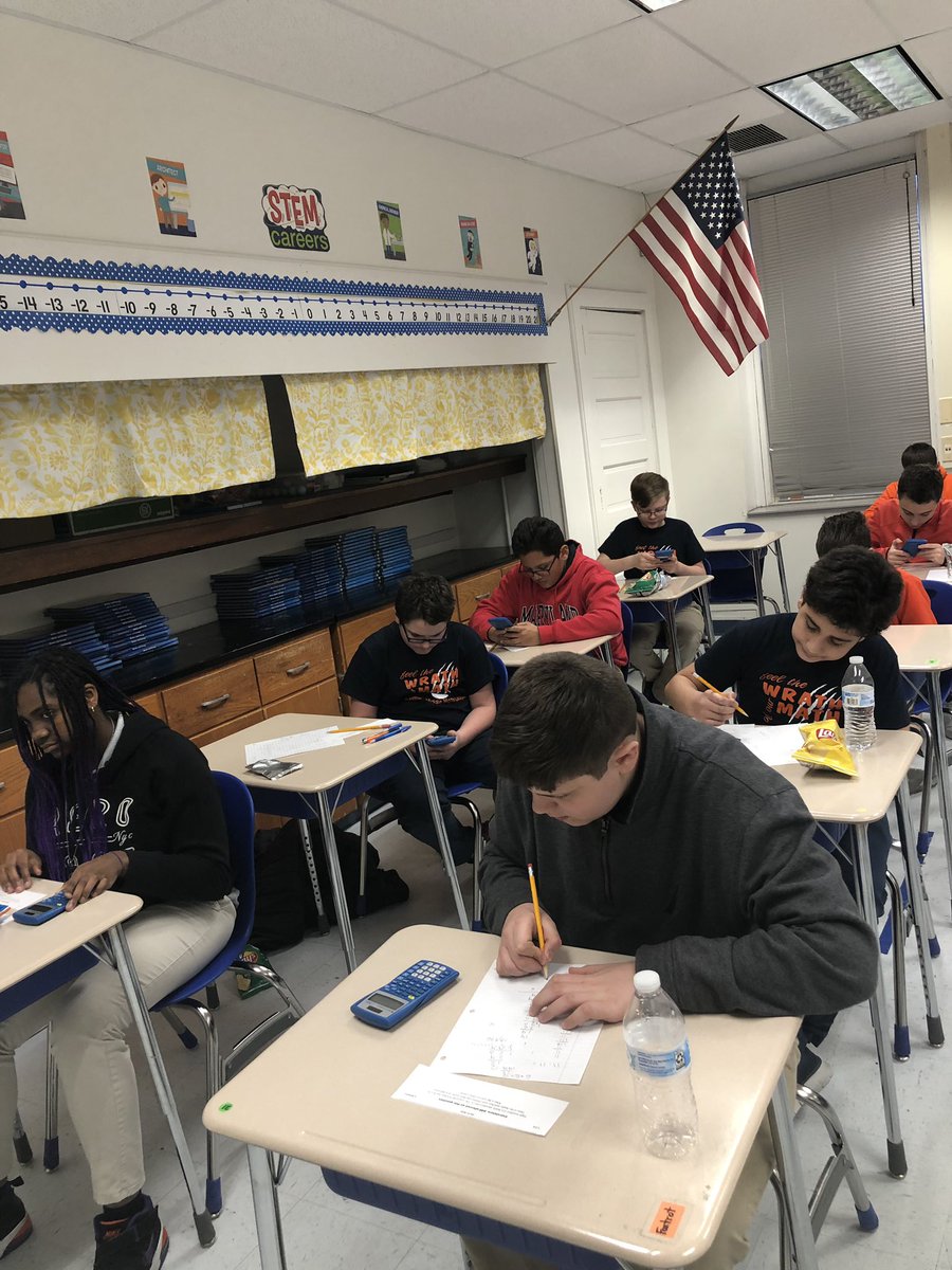 MrsJuris's tweet photo. 7th grade math league students took part in their third competition today! Delmar orange team placed 2nd and Delmar blue placed 5th! All students did a wonderful job! https://t.co/vXeF2wYiGk