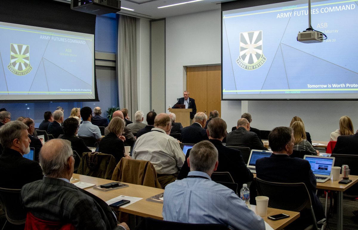 armyfutures's tweet image. Gen. John M. Murray, @USArmy Futures Command, Commanding General delivers remarks during this year #USArmy Science Board meeting held at #FuturesCommand headquarters in Austin Texas.