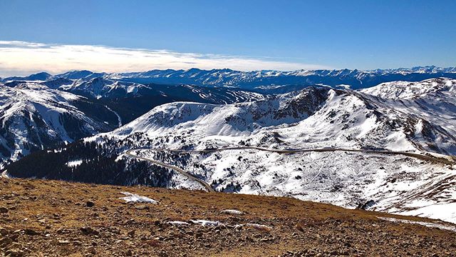 Reposting @project_blk: - via @Crowdfire 
12,629’...
.
.
.
.
#mountains #colorado #bluesky #sky #snow #rockies #lovelandpass #hike #hikecolorado #nature #mountain #thinair #nowind #notcold #clear #sky #rockymountains