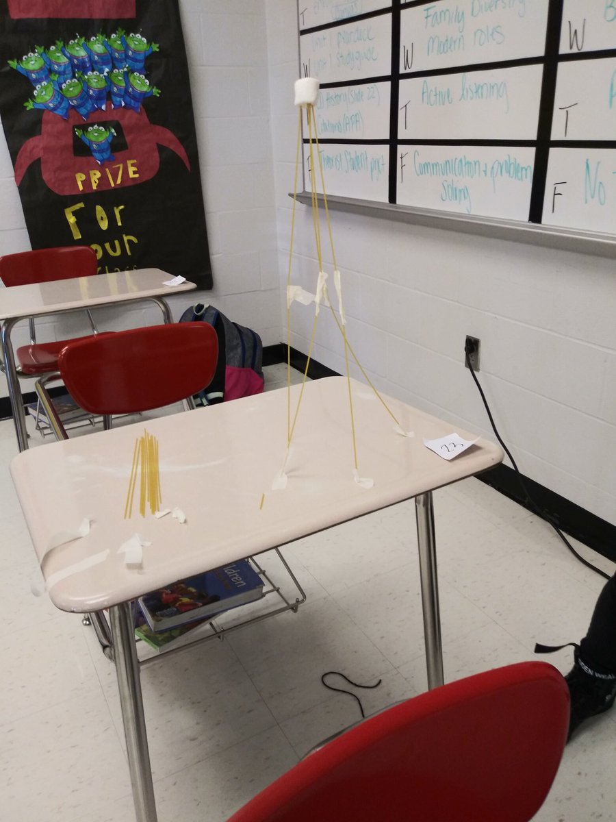 In child lab, we are a team. We depend on eachother and try to build the preschoolers and eachother up! We start the team building process early in the semester. Great influencer activity <a href="/peterskillman/">peter skillman 🇺🇸🇺🇦🇳🇱</a> <a href="/tomwujec/">tomwujec</a> 
youtu.be/H0_yKBitO8M