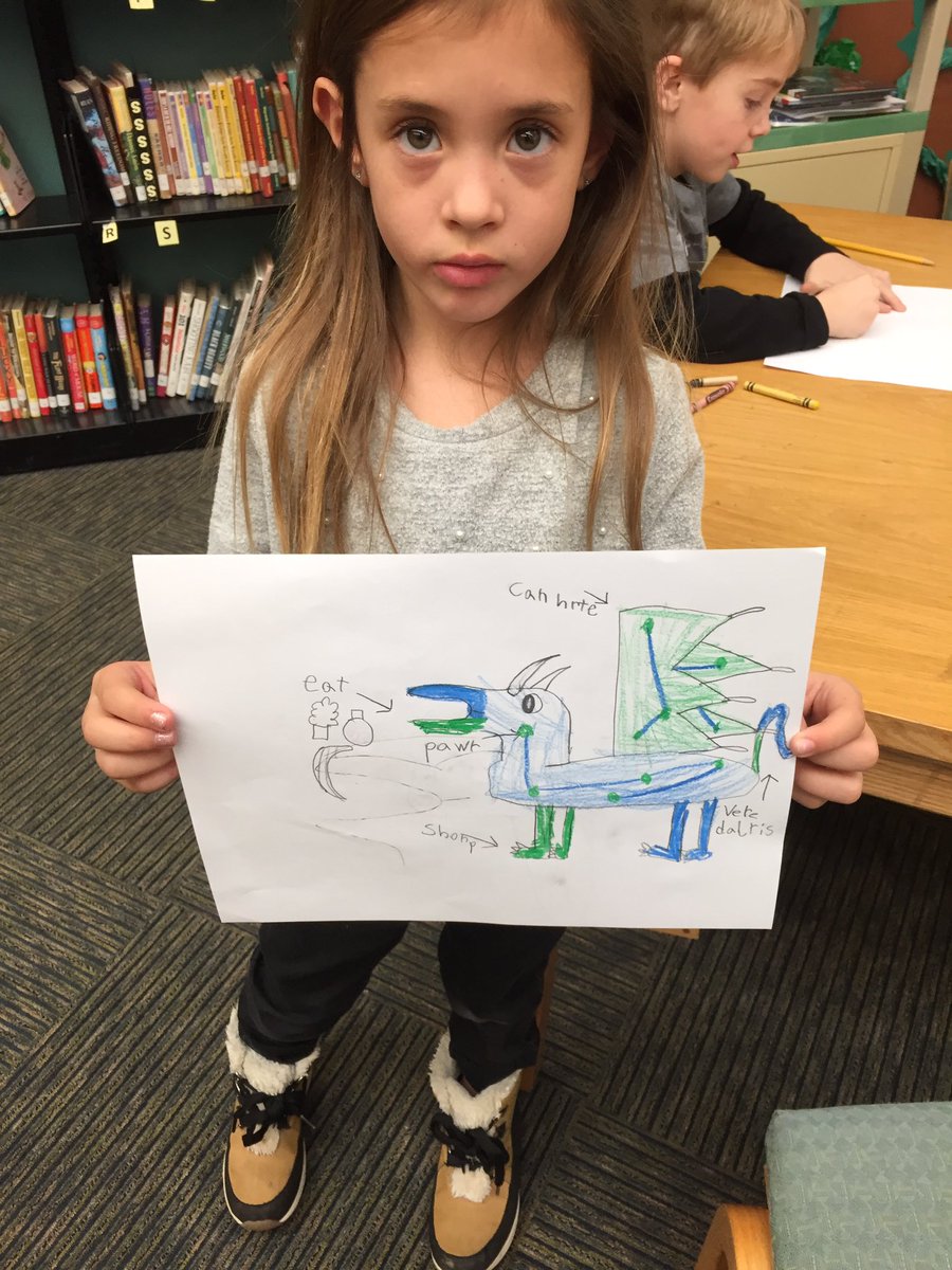 Book #2 for Book Award Month is “The Adventures of Beekle: The Unimaginary Friend”

🏅2015 Caldecott Medal Winner

Our kids were tasked with making their own beekles. Take a 👀 at some of their creations