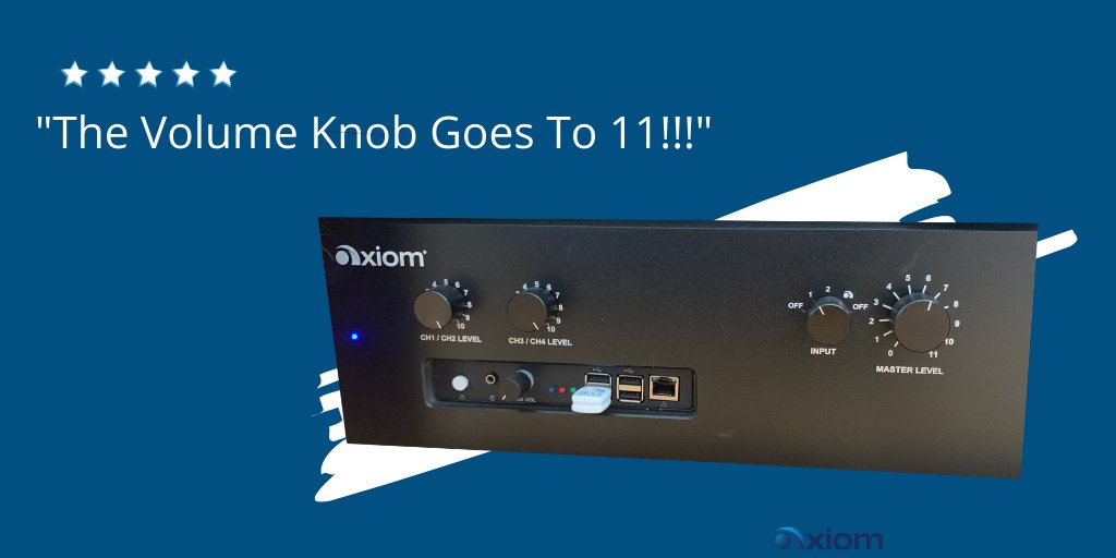 axiomaudio's tweet image. #CustomizedItems as well as paint matching finishes. "I mentioned to Ian at Axiom that the volume knob in the movie Spinal Tap goes to 11. To my surprise when I got my amplifier the volume goes to 11.! #TheseGoTo11 " - David S. 🎛1️⃣1️⃣🔊 #turneditupto11
#loveourcustomers