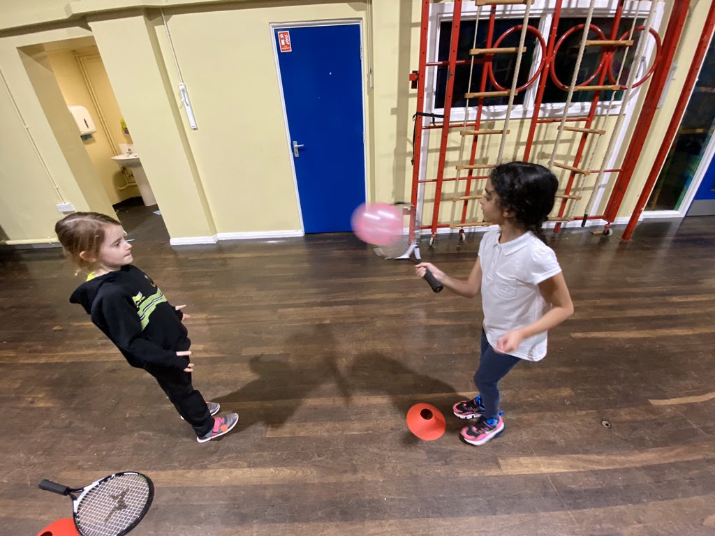 We are back!! Our first week of the new term has started and we are in several schools over the next 6 weeks. All learning and improving their forehand skills, starting the lesson with some fun balloon activities. #ActiveLearning