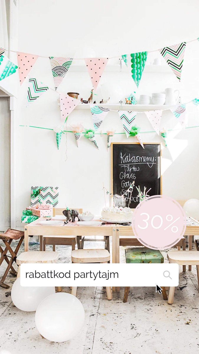 Kupongerna's tweet photo. PARTYTAJM 🥳
Partytime har dekorationerna för alla tillfällen vare sig det gäller barnkalas, babyshower eller möhippa 🎉
Du får just nu 30% rabatt på delar av sortimentet! 🌸 ➡️ https://t.co/wpWTpFYBMA 
_____________________
#party #partytajm #kalas #babyshower #bröllop #möhippa https://t.co/vYrKfcSWBX