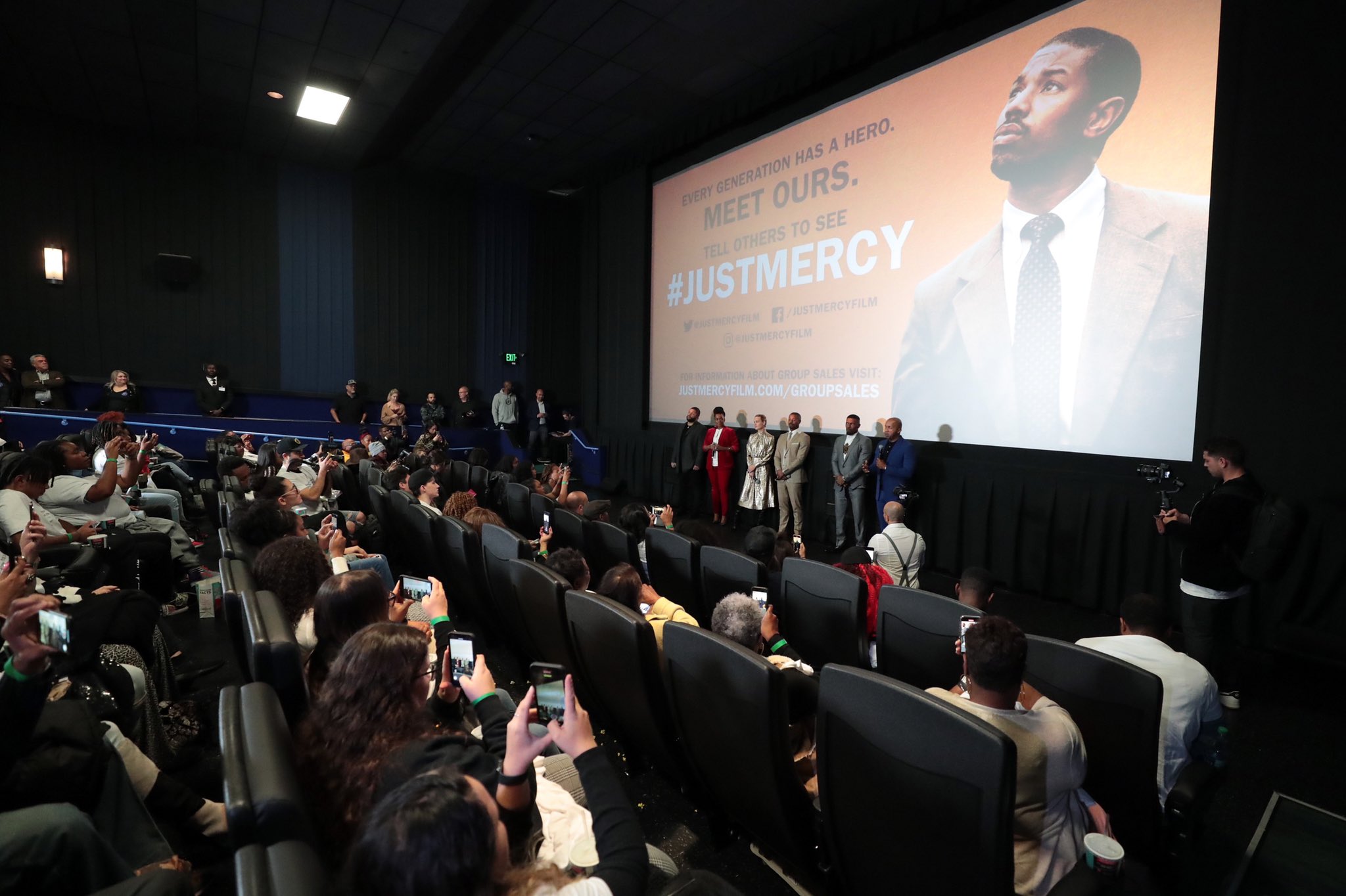 Cinemark Theatres on Twitter "Last night the cast of JustMercy joined