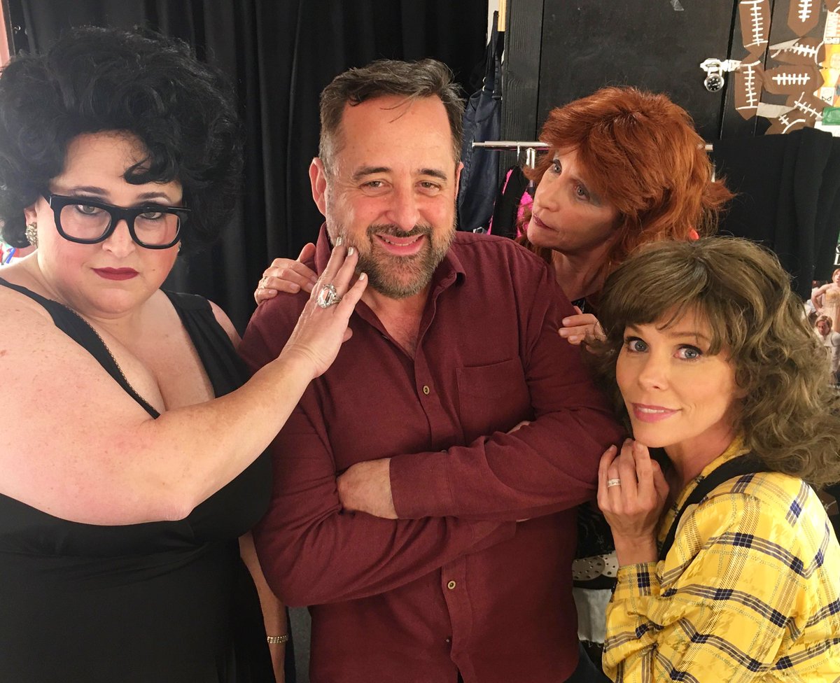 CherylHines's tweet photo. Grateful for Tony Sepulveda, the Beverly Winwood Show, and the Groundlings’ endless supply of questionable wigs. I always love coming back to The Groundlings Theater to perform with these crazies! #groundlings #wiggamestrong https://t.co/3qXLrXcLUk