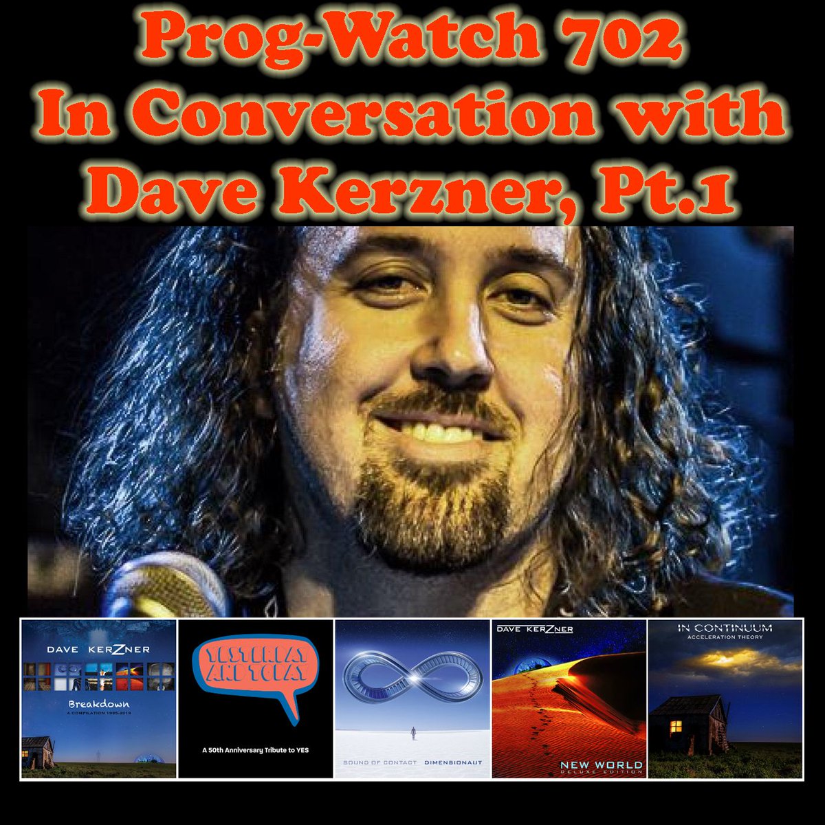 ProgSquatch's tweet image. This week on Prog-Watch the great @davekerzner is my guest! Dave talks candidly about his past &amp;amp; his current projects. Along the way I&apos;m playing lots of great music from Sound Of Contact, Dave&apos;s solo albums, his Yes tribute &amp;amp; his new band, In Continuum! 

progwatch.com/702/