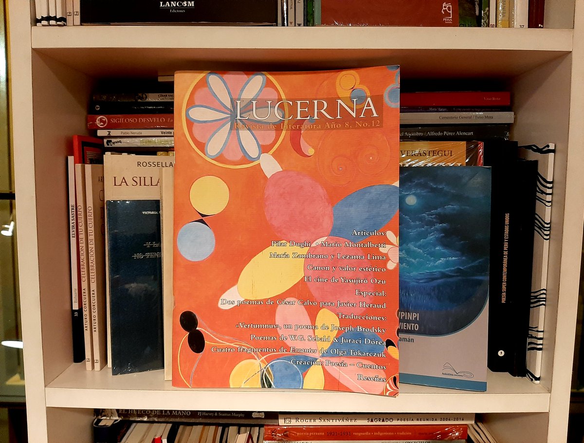 Revista_Lucerna's tweet photo. Lucerna N°12 ya se encuentra disponible también en librería @LibreEscena del Centro Cultural de la PUCP (Av. Camino Real 1075, San Isidro) a 10 soles. Disponible también para envíos a nivel nacional.
#RevistaLucerna #Lucerna12 #Poesía #PoesíaPeruana #PoesíaJoven #EscenaLibre https://t.co/tL2BfhEjAQ