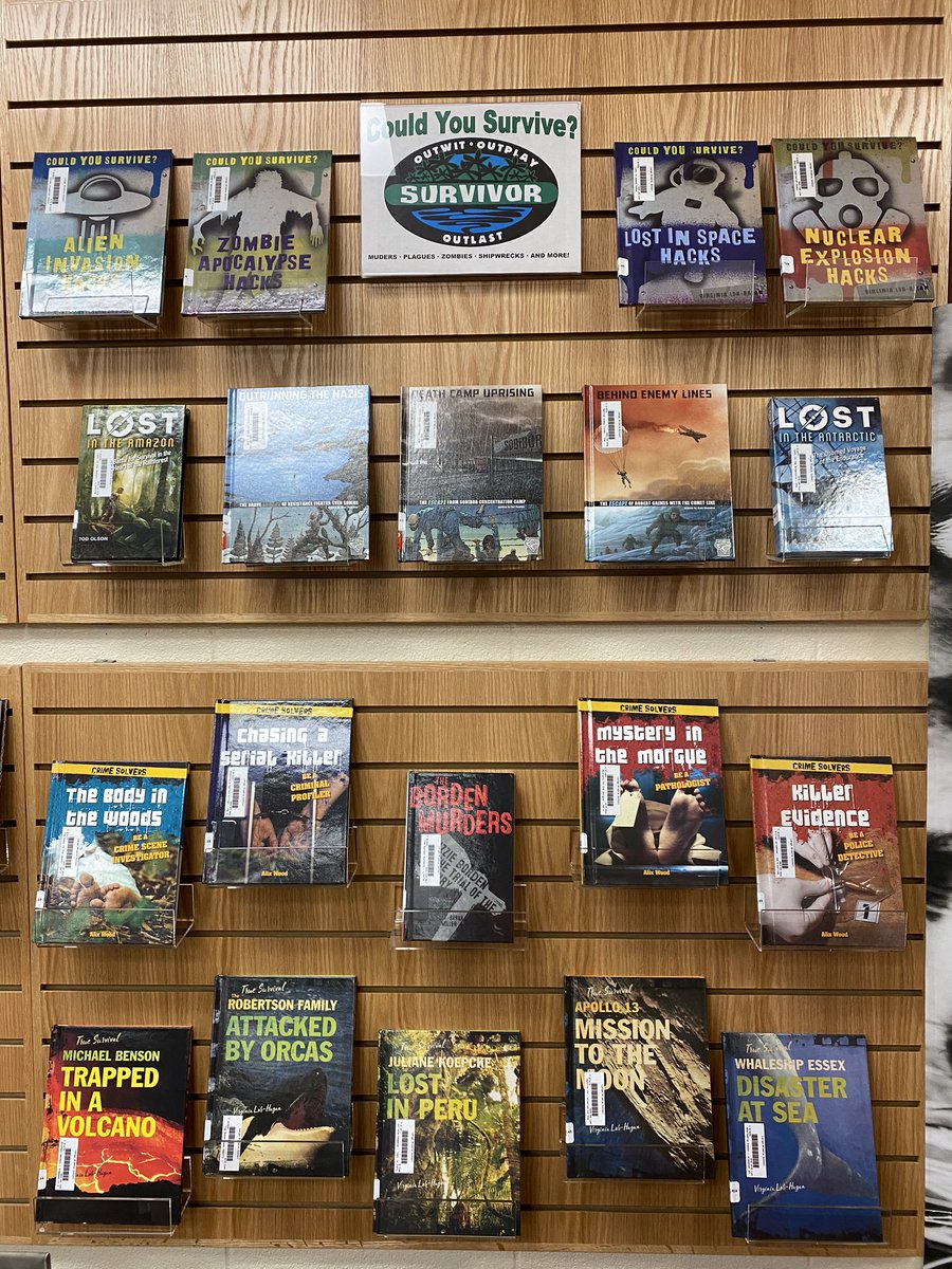 LargoMSLibrary's tweet image. NEW BOOKS WHO DIS?
Happy New Year, Tiger Readers! Welcome back to school. Come check out one of our new books that arrived over break. We have something for everyone! 
#readlikeatiger #newbooks