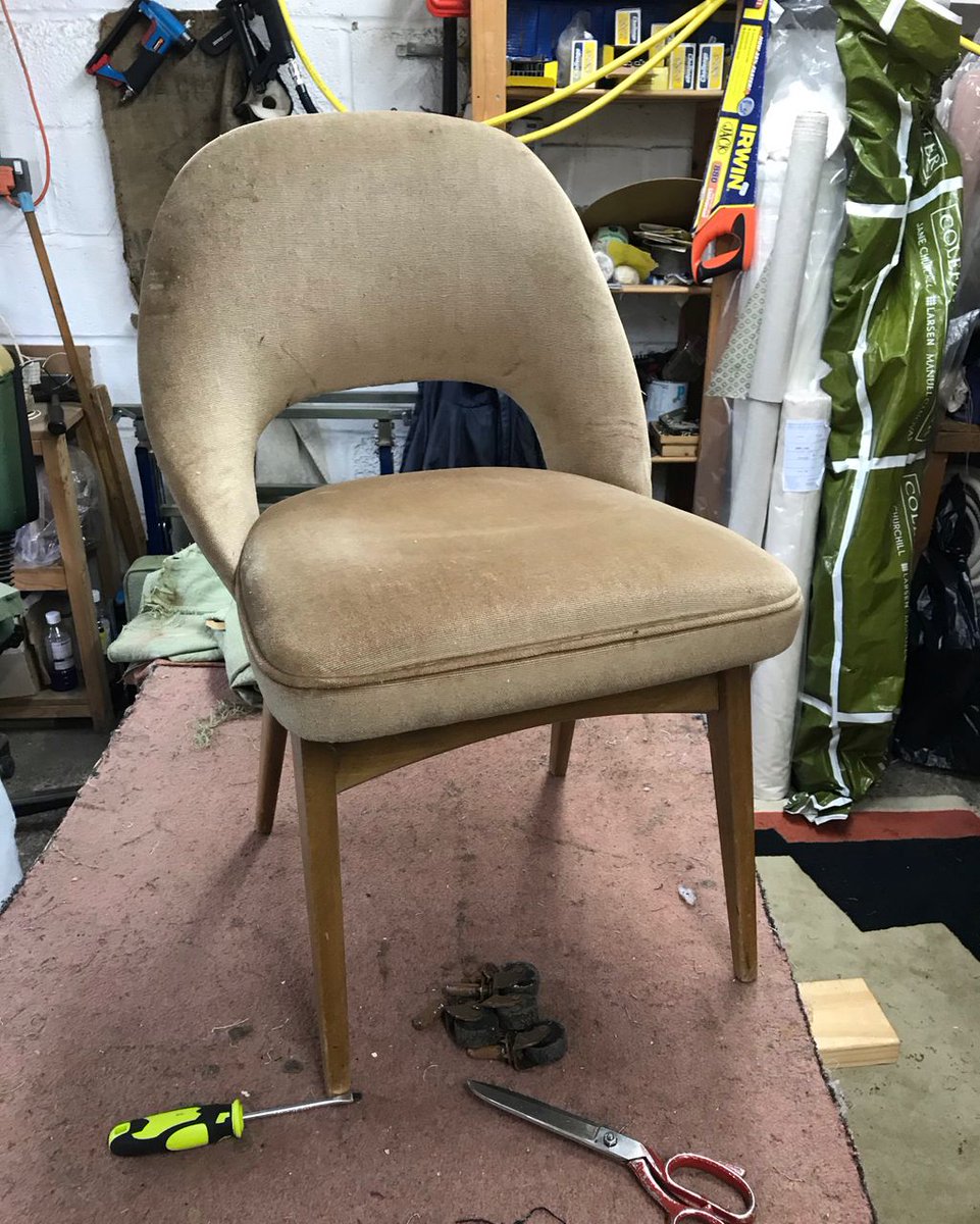 Update time! I’m about to do give a pair of these a new look.
They’ll be available to buy in the near future.
.
.
#ChairRepairWorkshop #upholstery #reupholstery #tenterden #familybusiness #shoplocal #craft #trade #relovedfurniture #reclaim #modernupholstery #bespokeupholstery