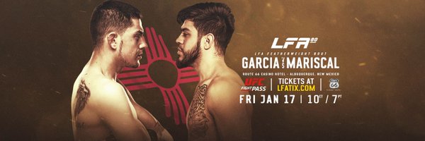 ronaldjkruck's tweet photo. Guess who's back!?!?! @LFAfighting #LFA80 Kicks-off the 2020 LFA season in the ABQ...Jan 17th &amp; exclusively on @UFCFightPass The main event should be an all-out war when 10-4 @chepemachine Chepe Mariscal throws down w/ Steve Garcia Jr.  Can't wait! https://t.co/Uwb8jhKINN