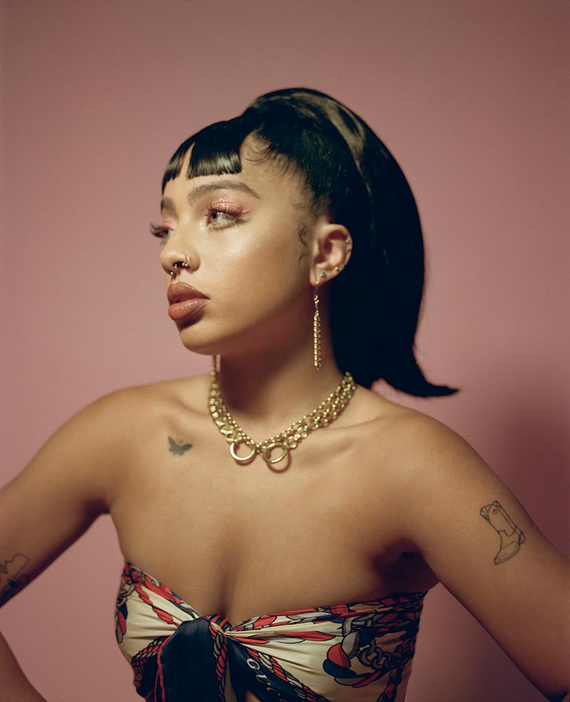 Kiana Ledé for Rollacoaster Magazine by Hair &amp; Makeup Artist Charli Avery see more at untitledartistsldn.com/home/charli-av…