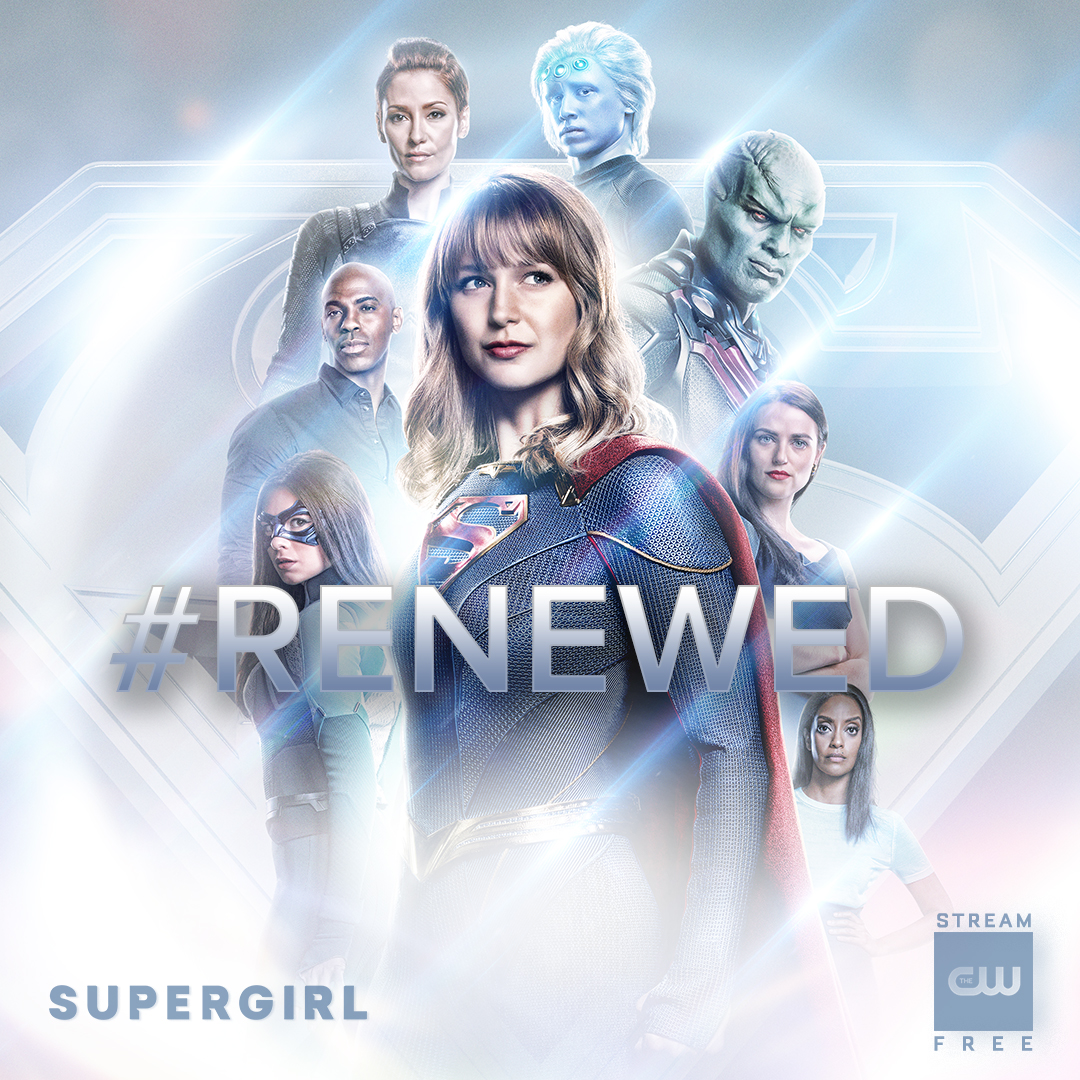 TheCWSupergirl's tweet photo. Her journey continues. #Supergirl has been renewed for Season 6! https://t.co/eoUwsb8Rao