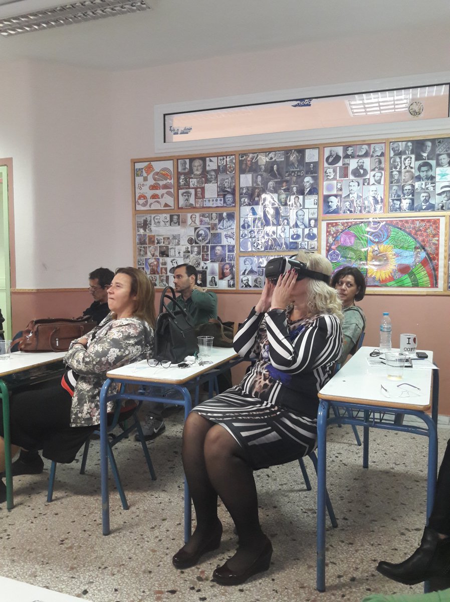GEL_DIAPOL_EVOS's tweet photo. #GELDIAPOL 19/11/2019 #Dissemination of #ErasmusplusKA1 results. Sample tutorials, innovative practices, experiential workshops on the use of augmented reality in the classroom, educational games and activities. https://t.co/7oSTlvpvEL