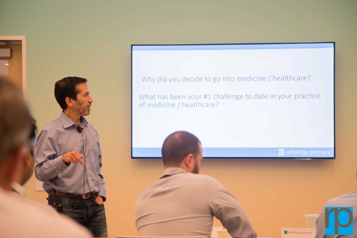 Rad_Partners's tweet photo. Our 1st #RPConnect of 2020 has begun! Today we welcomed new physicians & support teammates to our HQ for an intro to our culture, mission, vision & practice principles & an opportunity to deepen #leadership skills while creating lasting peer relationships.
#TransformingRadiology https://t.co/XFbEeDCP1j