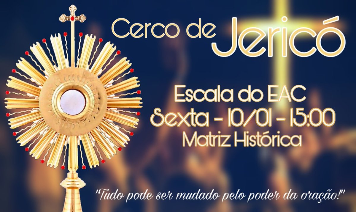 eaccabofrio's tweet photo. FAMÍLIA EAC! 🕊🔥

Temos um encontro marcado nessa sexta feira, às 15h!

Vamos adorar aquele que deu a vida por cada um de nós e entregar o ano de 2020 nas mãos do Senhor! https://t.co/hIRSfNAadM