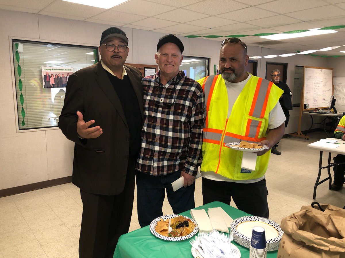 After 36 of service to the city of SF, Tom Dahl retires. We thank him for being a great coworker at Public Works.
