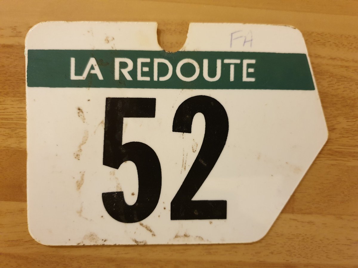 Brian_Duffner's tweet photo. @FakieFrankie old piece of memorabilia I just found clearing out my house Frankie. Your race number from Paris Roubaix, 1995 if I recall correctly. Complete with Pavé dirt! https://t.co/yc12d2XMHC