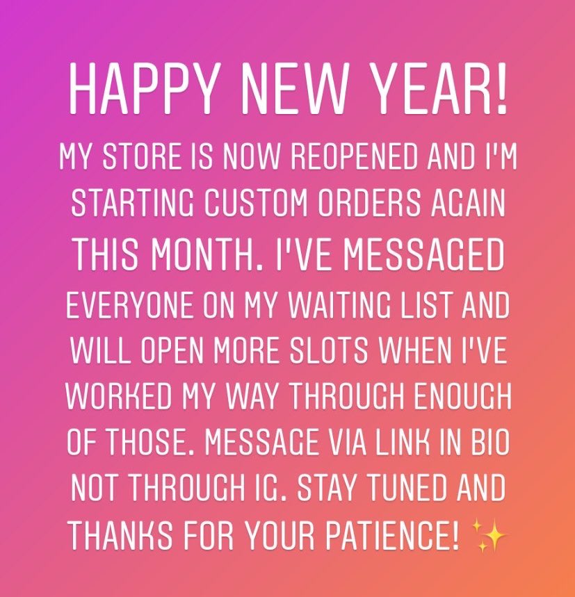 LefranCreative's tweet image. Open for business! More custom slots will be opened soon✨ lefrancreative.com