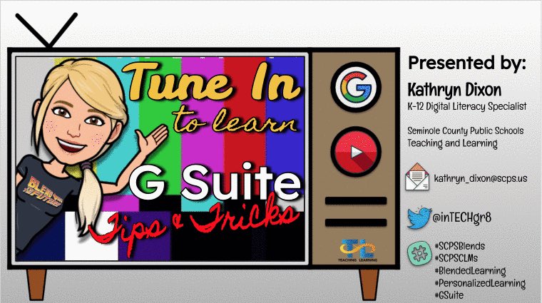 inTECHgr8's tweet photo. Stay tuned for new resources to help you get started with #GSuite! Here’s a sneak peek. #blendedlearning #SCPSBlends #SCPSCLMs ▶️ https://t.co/1uZGgTRCP7 https://t.co/jWdusJpbeX