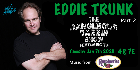 DangerousD_Show's tweet photo. ALL NEW @DangerousD_Show on @idobiradio today!!
Part 2 of my chat with @SIRIUSXM #Metal &amp; #HardRock guru @EddieTrunk 
@iHeartRadio @NewEraCap @sE_Electronics @Roland_US @KlipschAudio @VANS_66
4P, 7E
Tune in:
https://t.co/0BjJygniHB
#EddieTrunk #SIRIUSXM #rock #music #metal RT https://t.co/dghV6T2Npp
