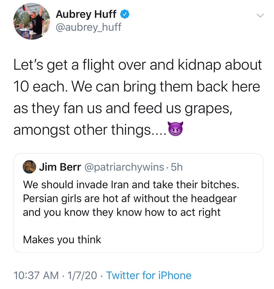Aubrey Huff Twitter Aubrey Huff Twitter
