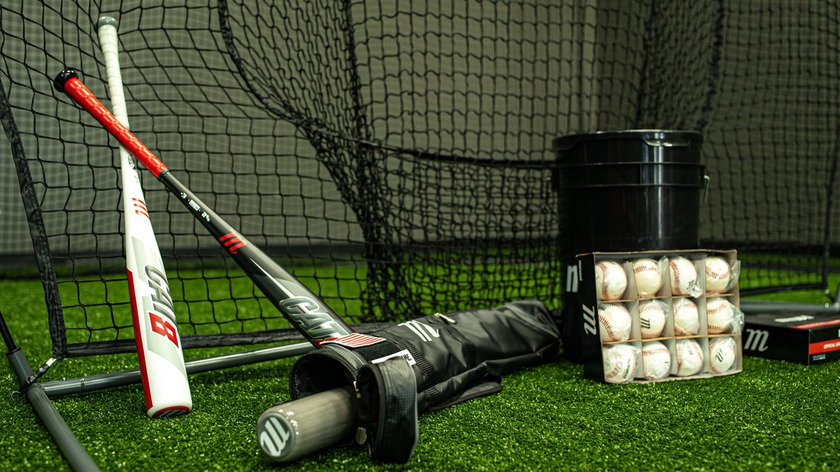 MarucciSports's tweet photo. HUGE GIVEAWAY ALERT! 

We want to help you achieve your goals.

We’re giving away a 7x7 Pop-Up Net, a 12-pack of baseballs, a Bat Quiver and your choice of a CAT8, CAT8 Black or POSEY28 Pro Metal.

RT and follow this link to make your entries: https://t.co/F044MsNeCU https://t.co/YetIM79MNn