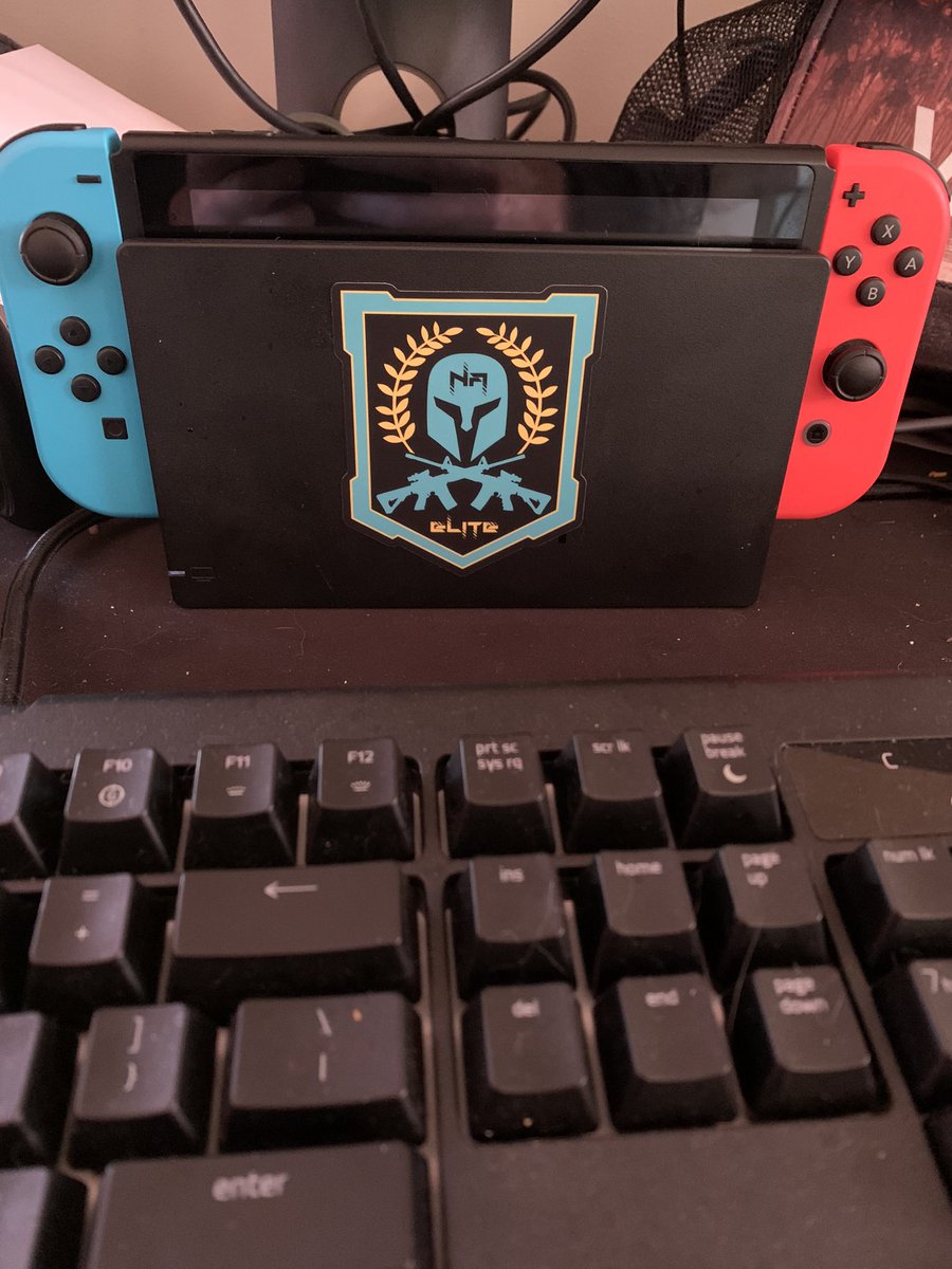 ThadScreams's tweet photo. Thanks for the stickers @naturalyarrognt they just got in today and @KimchiKittyGamr is super hype thanks bro https://t.co/jByuxoscpx