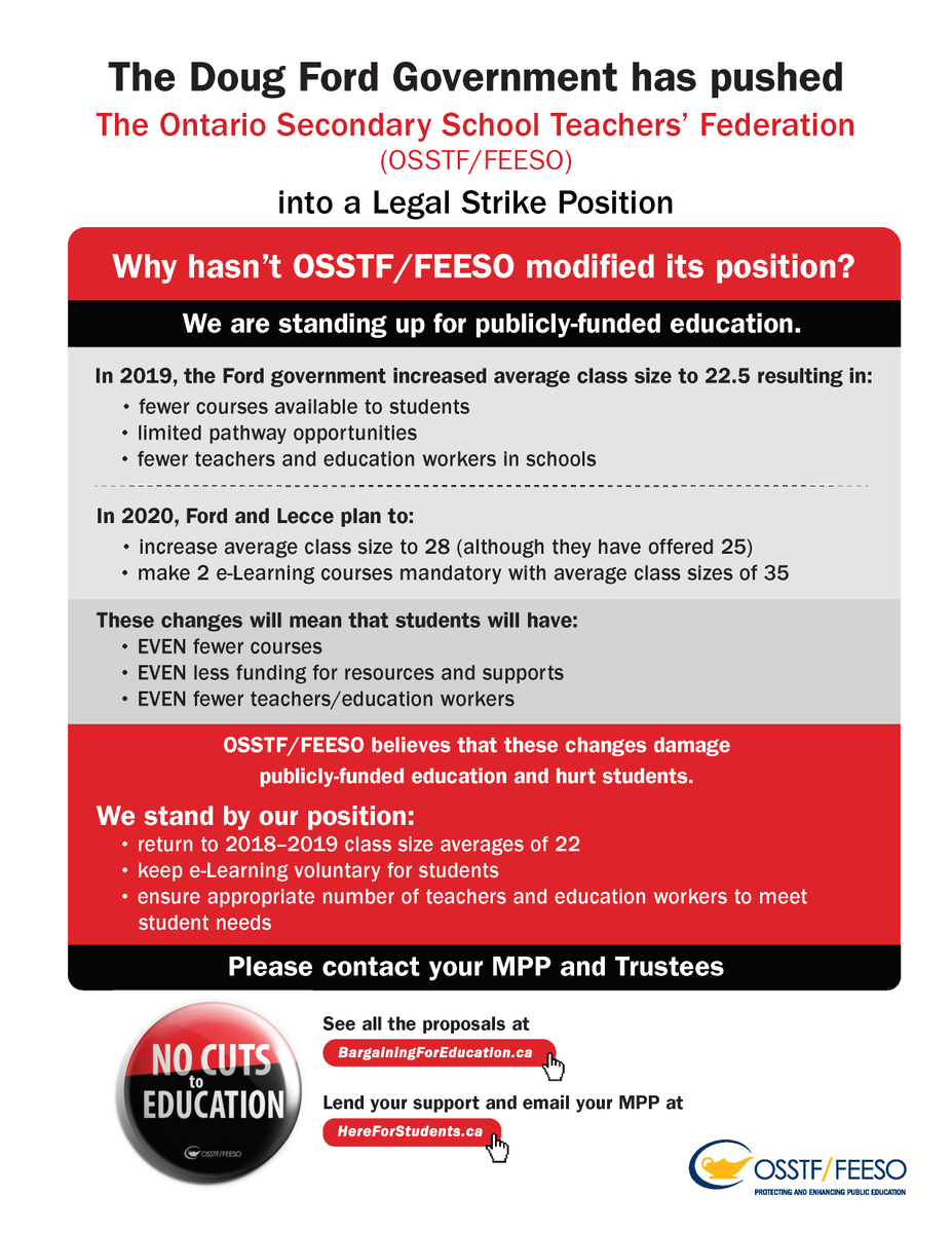 osstf's tweet photo. It’s 2020 and OSSTF/FEESO’s resolution is to continue to stand up for publicly-funded education in Ontario. Our positions remain firm – protect class sizes, keep e-learning optional, ensure proper staffing levels to meet student needs. 

#NoCutsToEducation #osstf #onted #onpoli https://t.co/TGBP9gFltw
