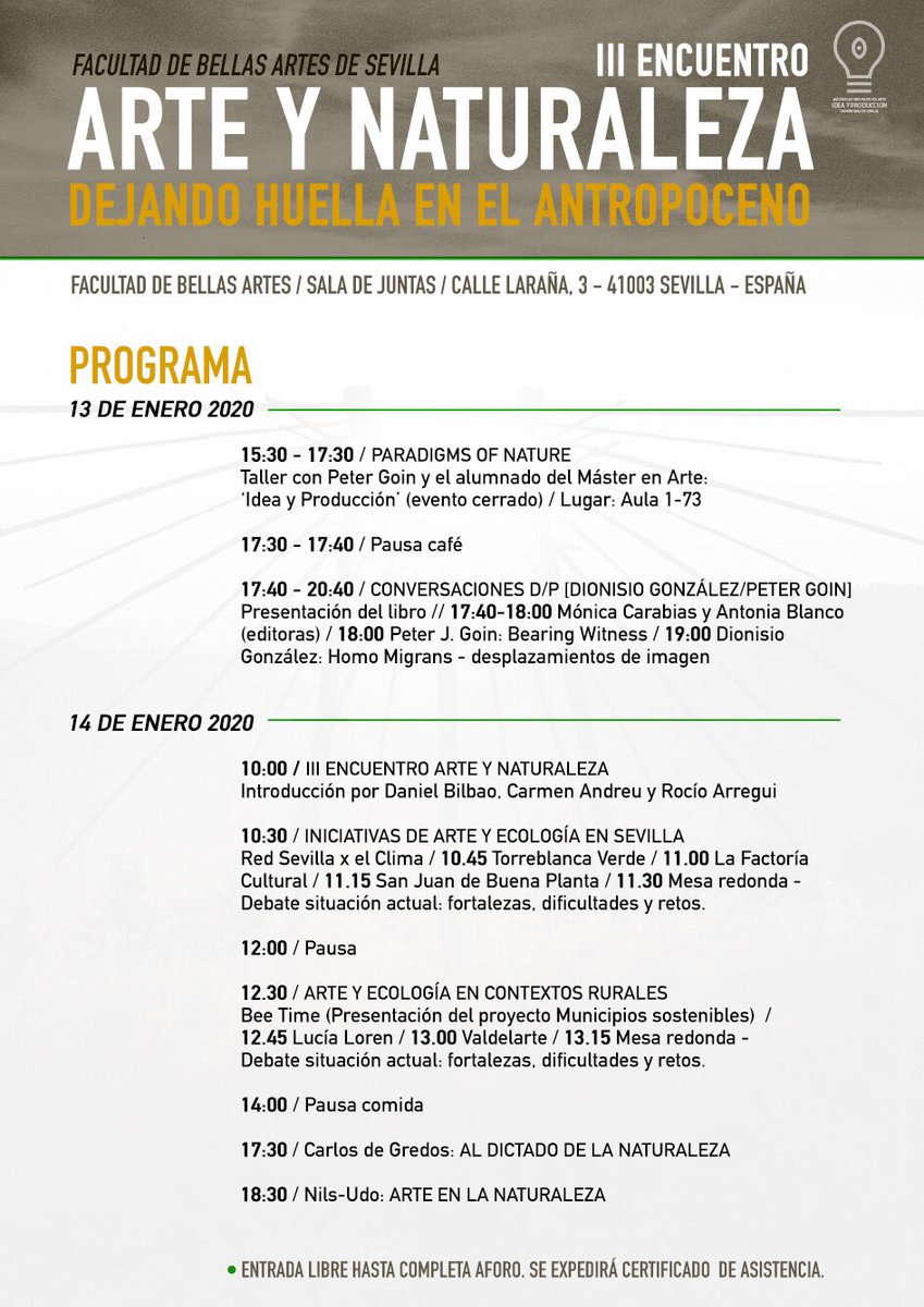 Ya tenemos programa!!!