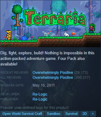 Terraria Steam Gift