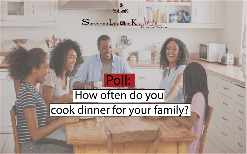 SurviveLifewKid's tweet photo. Parenting Poll: How often do you cook dinner for your family? https://t.co/v9yBTZklJ6 https://t.co/yHBTwjaSmw