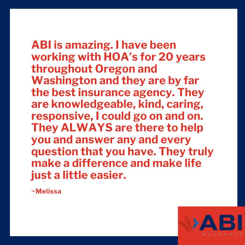 Want to learn more about what makes ABI Insurance different? 

See what some of our clients have to say!

#testimonialtuesday #insurance #portland