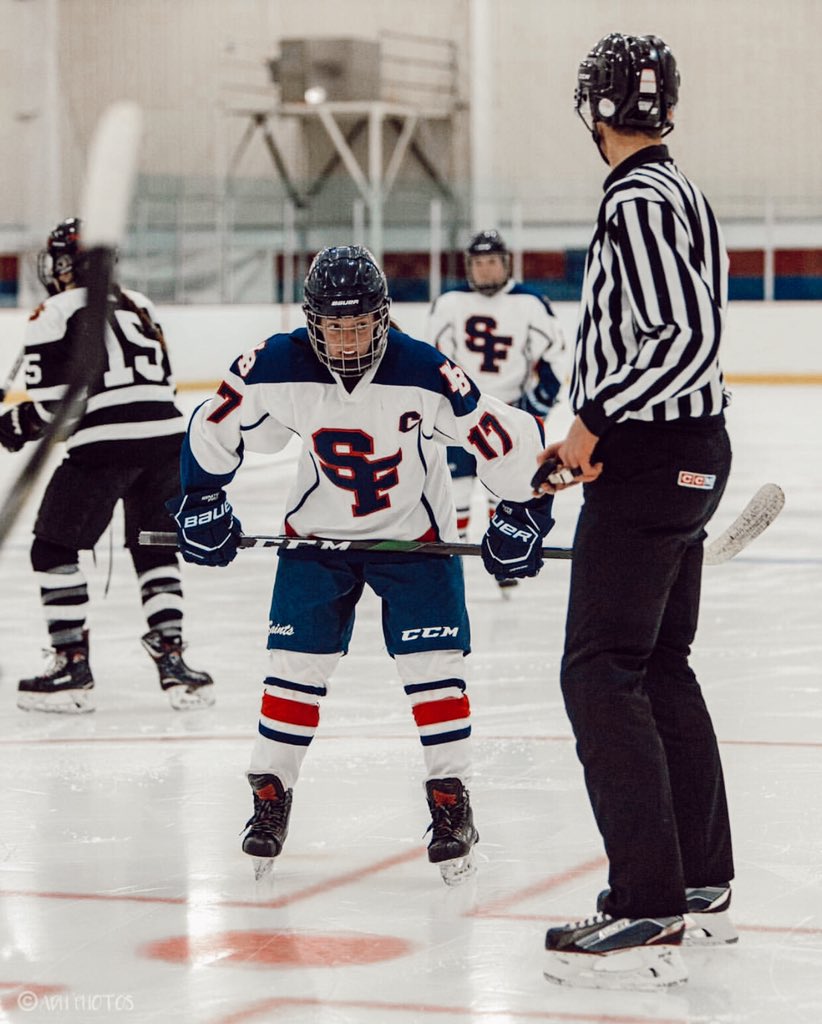 game day @ 7 vs. chisago.. be there 😈 📍chisago lakes ice arena