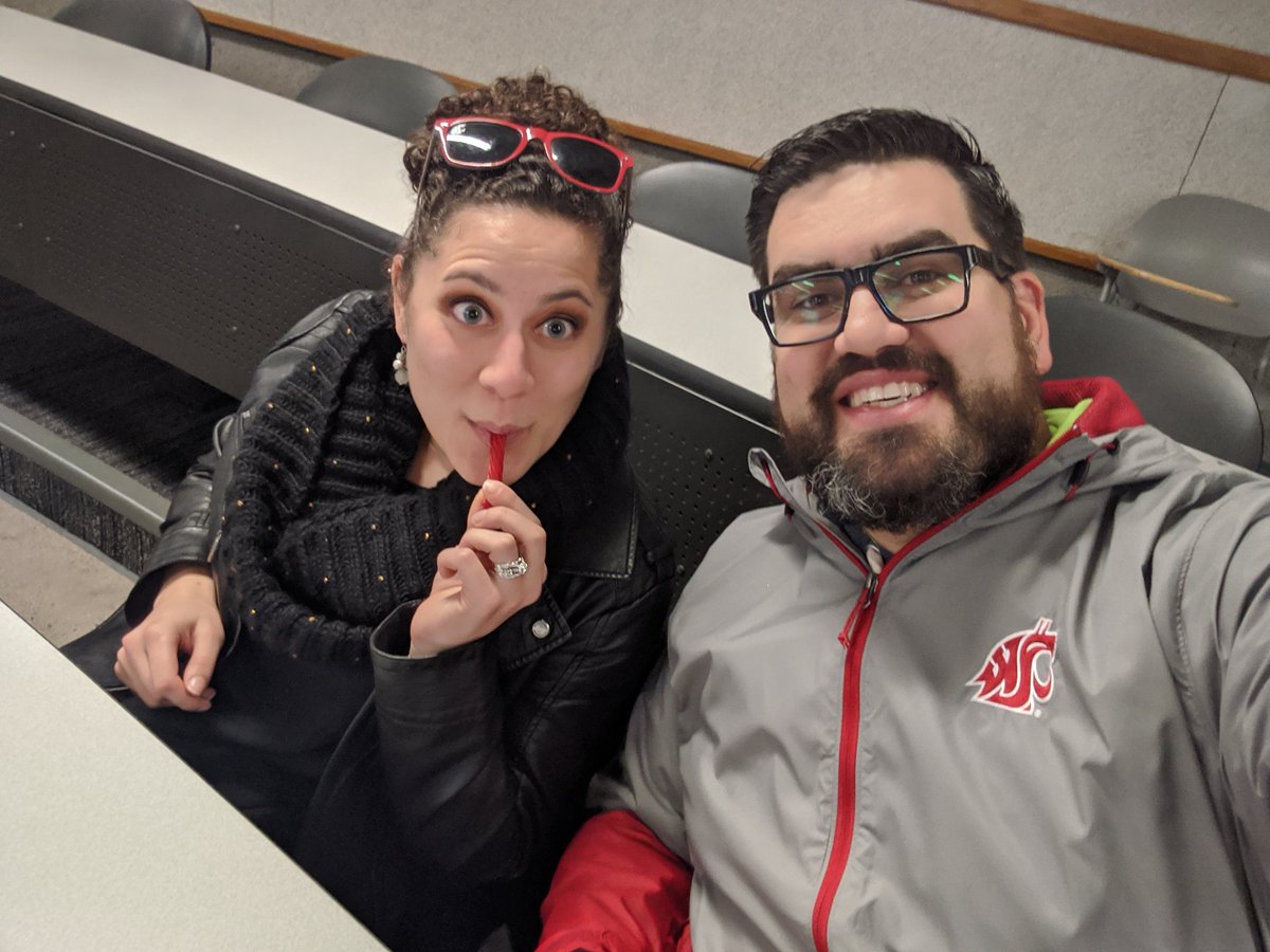 cbrandonchapman's tweet photo. I'm eating apples. @Mia_N_Gleason is eating red vines. At least for early 2020, I'm healthier. #CommFriends #GoCougs https://t.co/u6vTl2AJvV