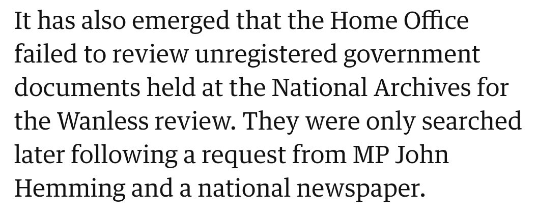 After the initial Wanless search of gov't files, additional unregistered data incriminating van Straubenzee, Leon Brittan, Peter Hayman and Peter Morrison was retrieved at the request of the relentless child abuse campaigner and Yardley MP John Hemming. https://www.theguardian.com/politics/2015/jul/22/leon-brittan-westminster-child-abuse-files
