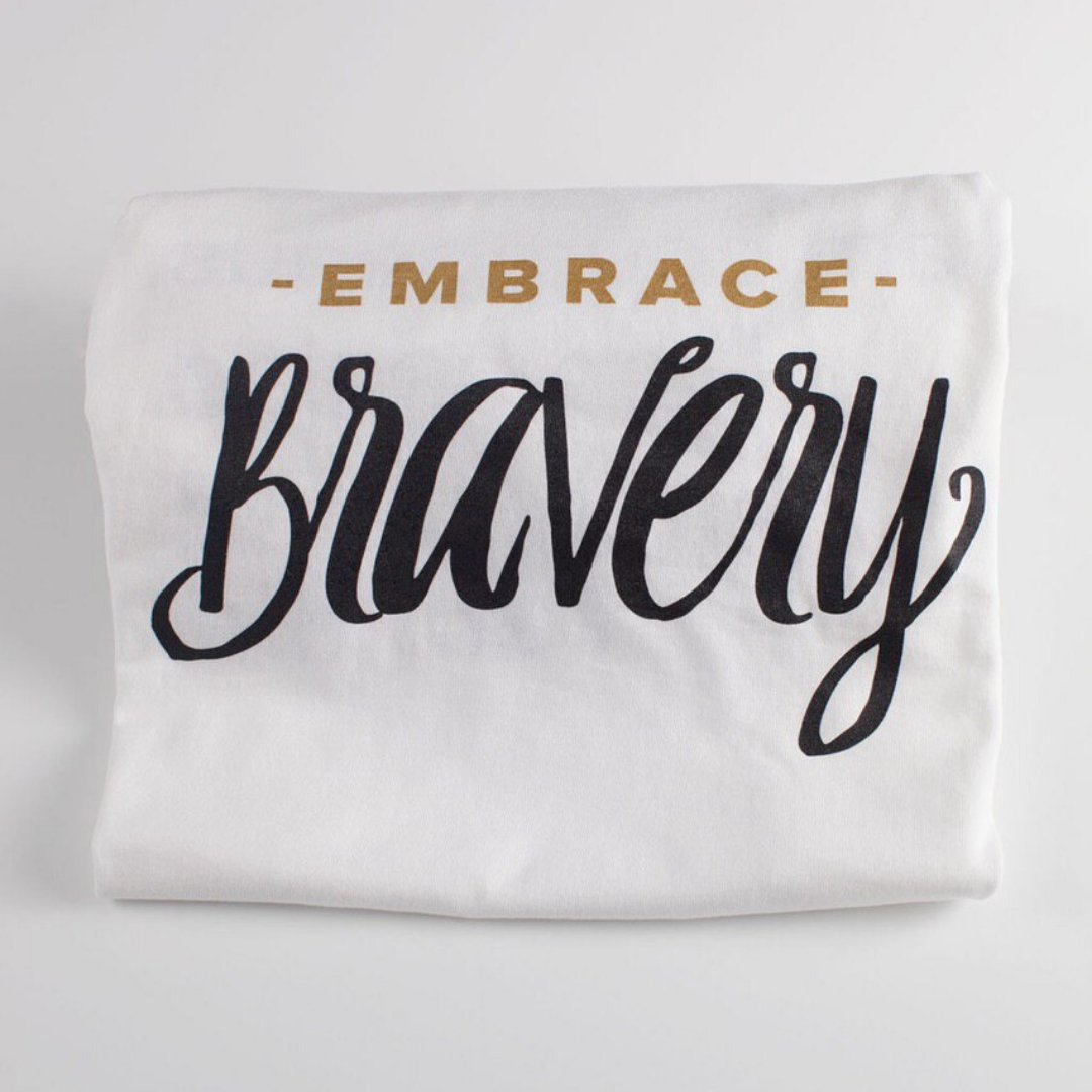 EmbraceBravery's tweet photo. Opportunity knocks…(or rings the doorbell, whatever)! The point is, we’re inviting YOU to check out the Embrace Bravery t-shirt! 

Ready to purchase? https://t.co/e1W65BnN8o

📸the amazing John Harder
.
.
#embracebravery #infertility #TTC #onlineseller https://t.co/YCOJsalxcE