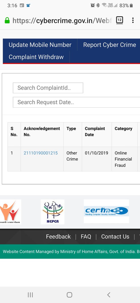 pravindodia's tweet photo. @Cybervadodara @CyberDost 
It has been Almost dew months and there is no update, can anyone take cyber crime seriously and get some solutions,  I gave all the trace and all info to solve and still no work. Waiting patiently!!
@PMOIndia https://t.co/4lk6ZBTe7F
