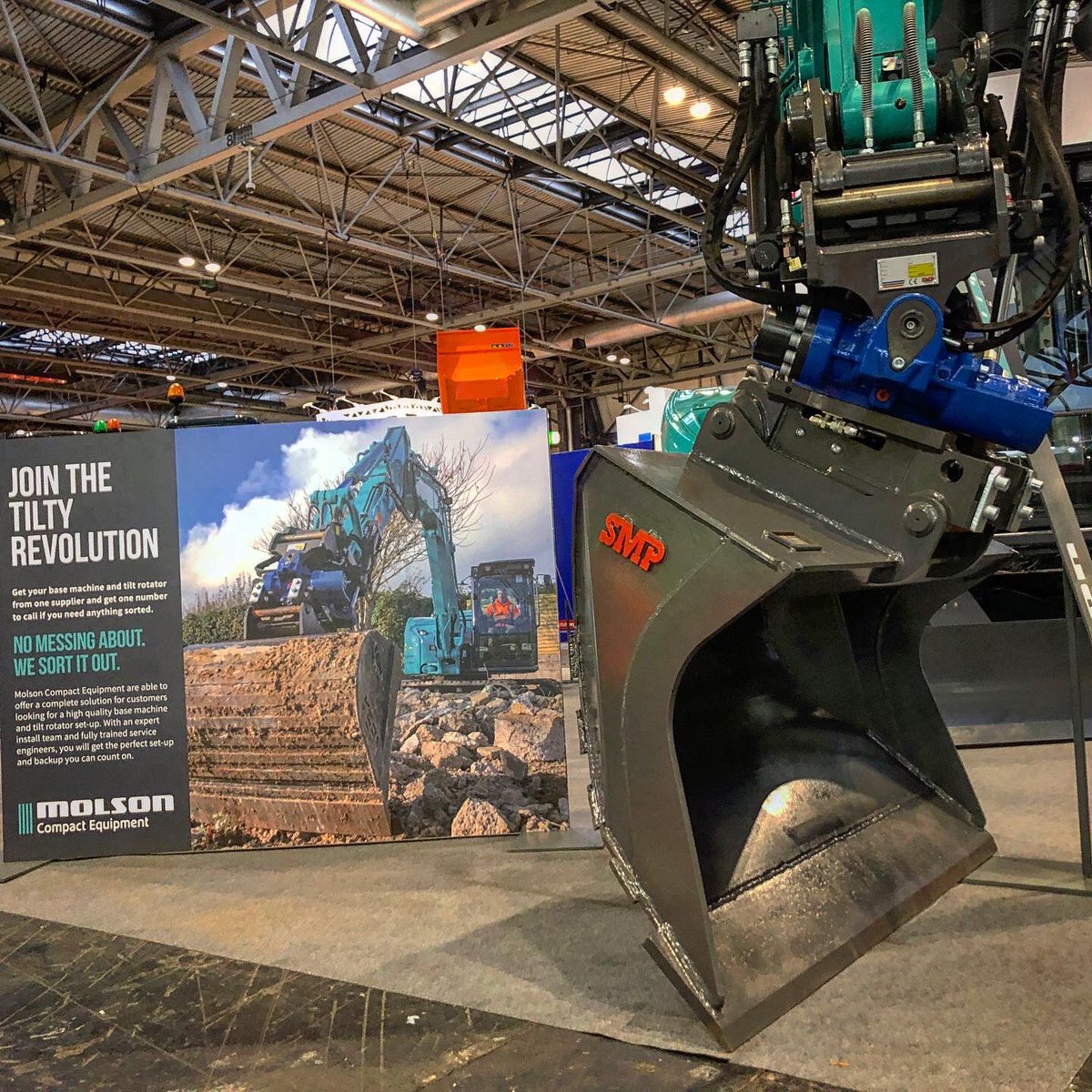 molsoncompact's tweet photo. A busy day on the Molson Compact Equipment stand at @lammashow
A massive thank you to all who visited the stand to see the great range of Kobelco, SMP, Ammann and Cormidi machines on display.
#lamma20 #kobelco #smp #tiltrotator #tilty #excavator #molsoncompact #molsongroup https://t.co/HSvfdEoEdm