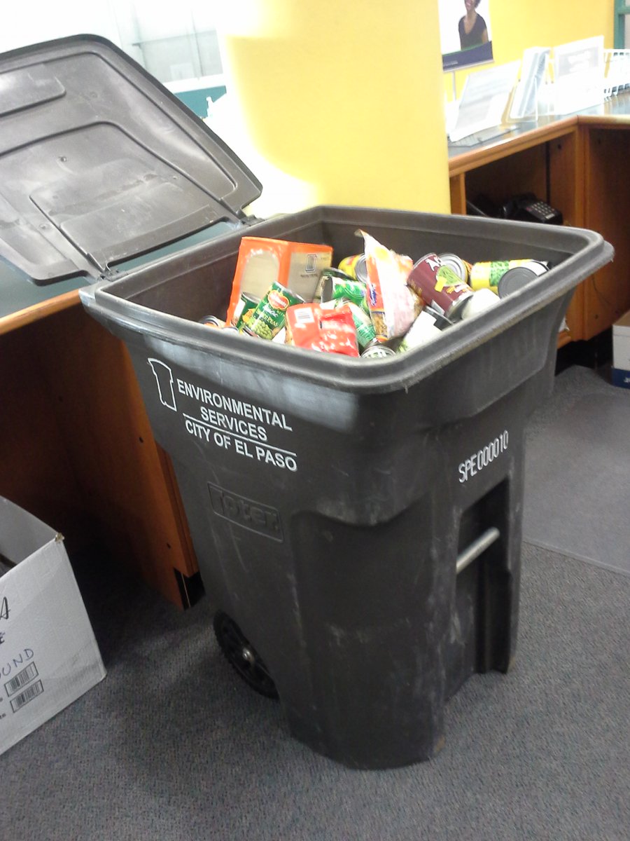 El Paso Public Library on Twitter "Help us fill up the bins. Bring