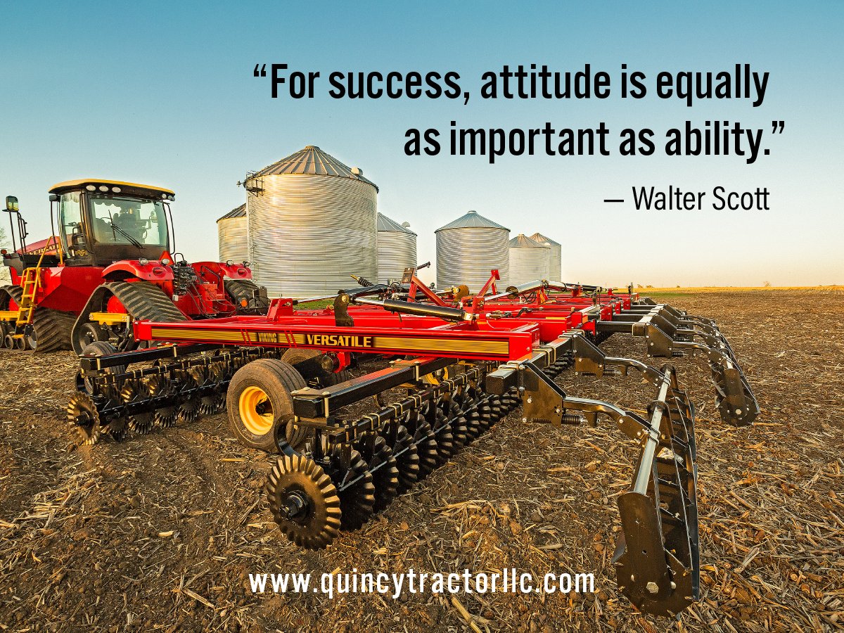 HannibalTractor's tweet photo. Let's start the morning on a positive note! #WednesdayWisdom
-
@Versatileag1 #VersatileAg #Deltatrack https://t.co/EnBtGgLH7Z