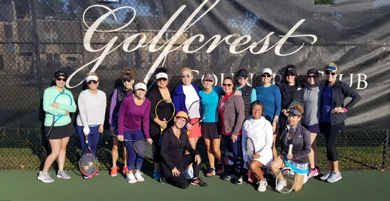 It might be "off season" for Tennis, but not for the ladies here at Golfcrest!
